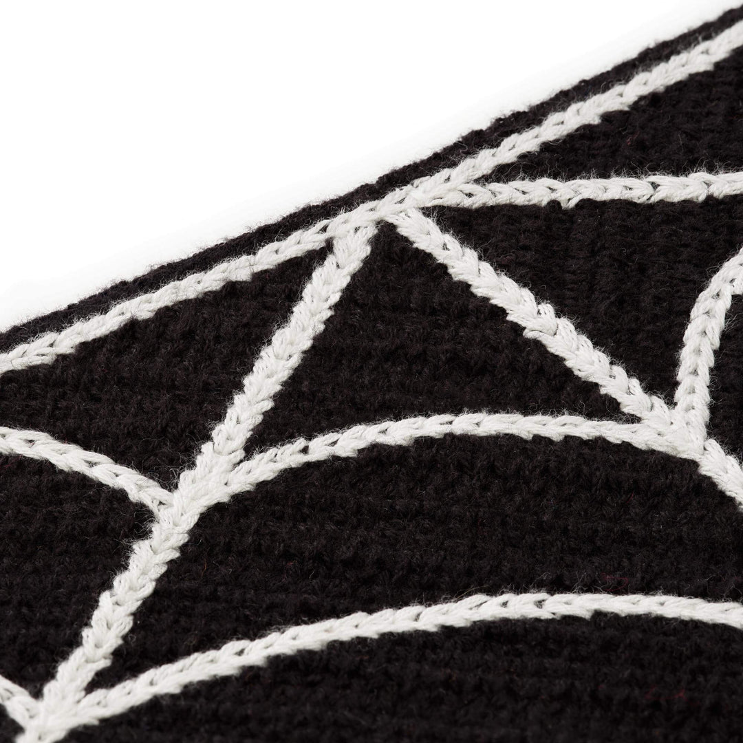 Spiderweb Crochet Dog Bandana