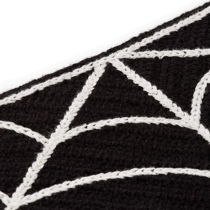 Spiderweb Crochet Dog Bandana