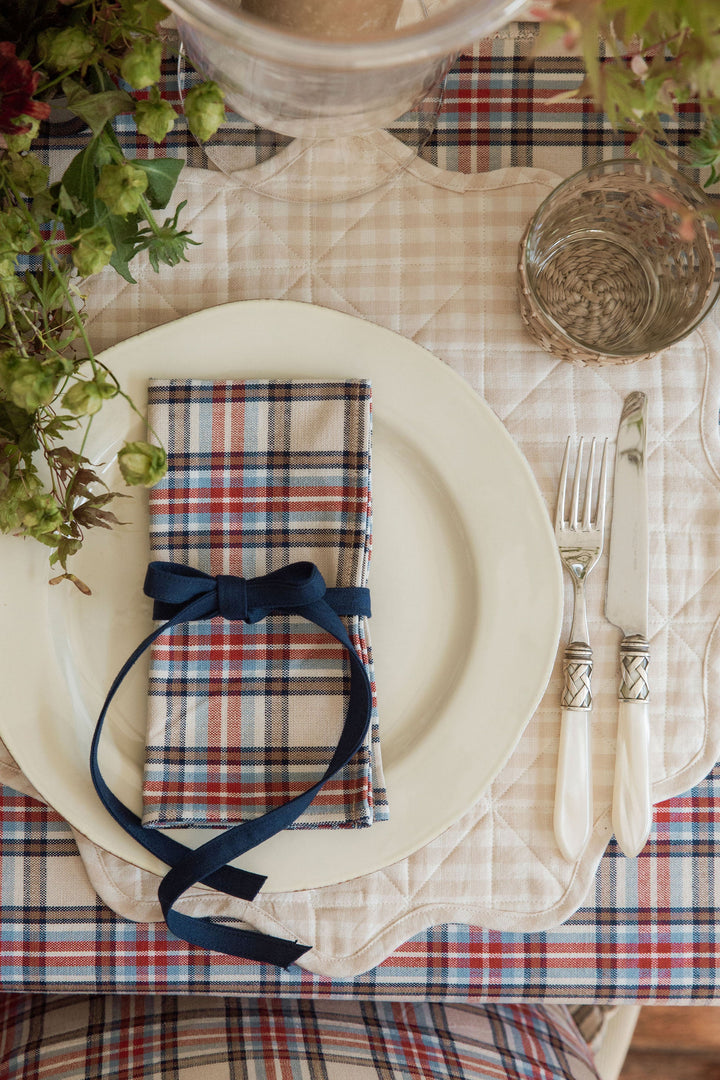 LAUREL PLAID - Multi Tablecloth