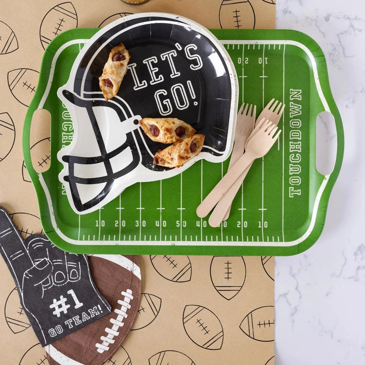 Football Helmet Paper Plates Bonjour Fete Party Supplies Super Bowl Party Sports Party