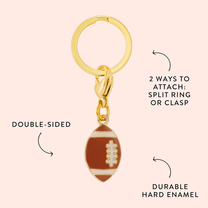 Football Collar Charm