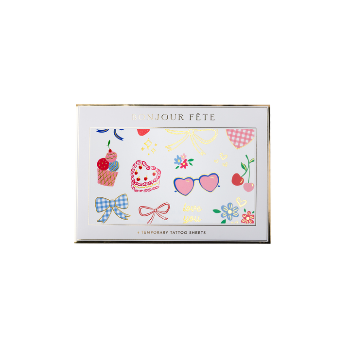FOR THE GIRLIES TATTOOS Bonjour Fête Stickers & Temporary Tattoos FOR THE GIRLIES TATTOOS Bonjour Fete - Party Supplies
