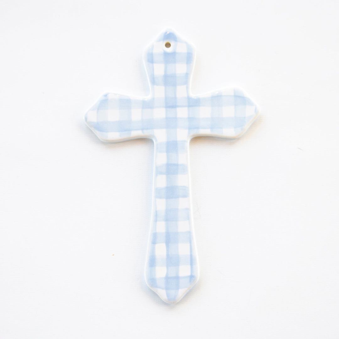 Large Gingham Cross
