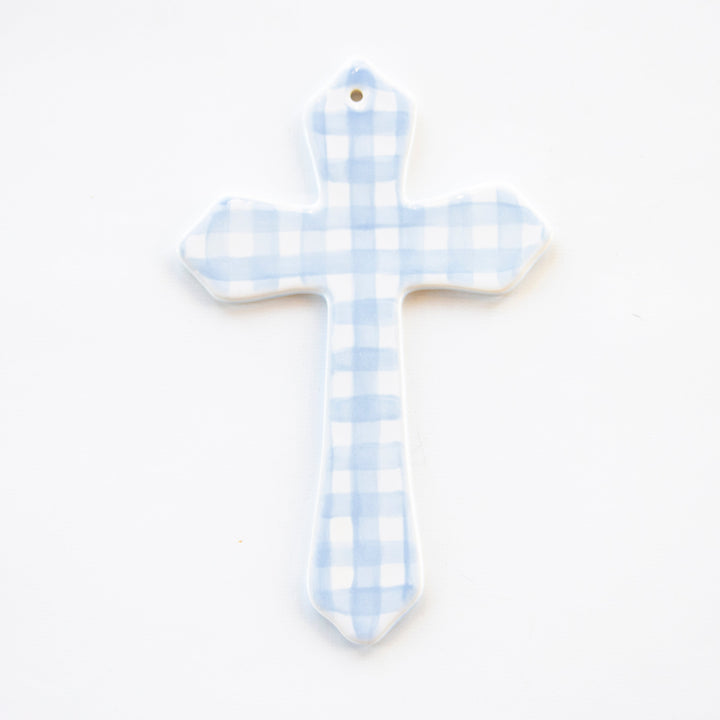 Large Gingham Cross