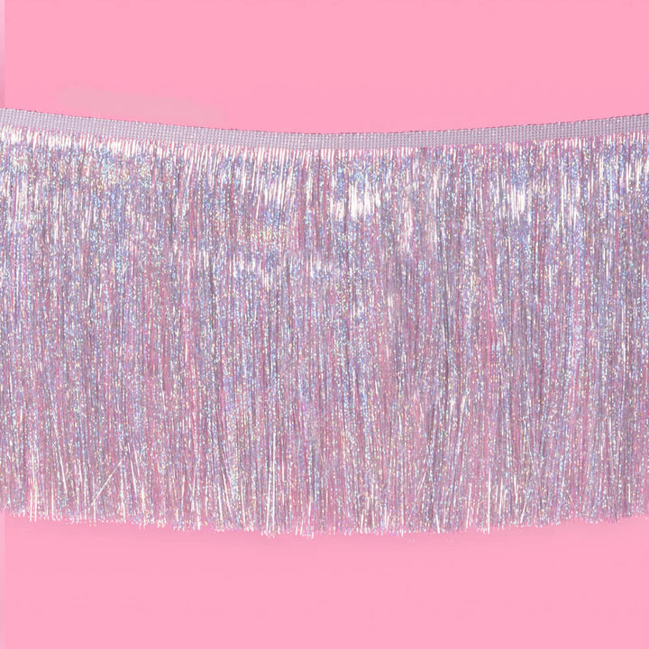 Shimmer Fringe - iridescent banner xo, Fetti Banners Shimmer Fringe - iridescent banner Bonjour Fete - Party Supplies