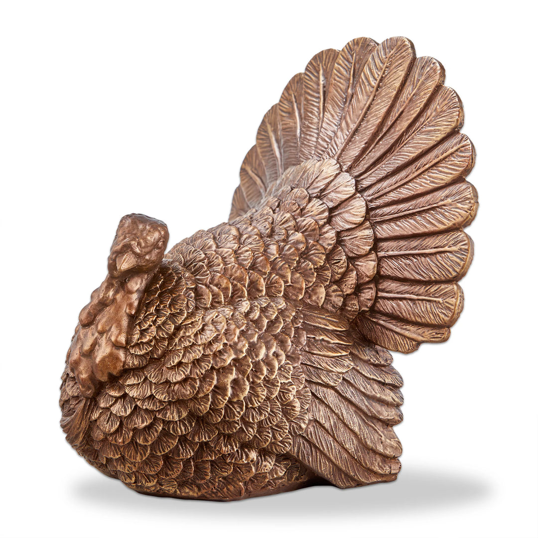 HAND PAINTED TURKEY FIGURINE - Bonjour Fête 