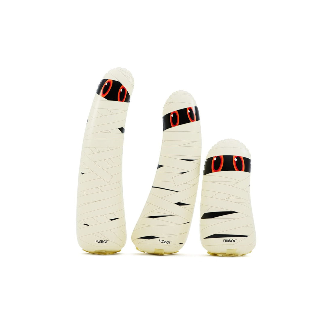 Standing Light-Up Mummy Ghost Decor, Set of 3