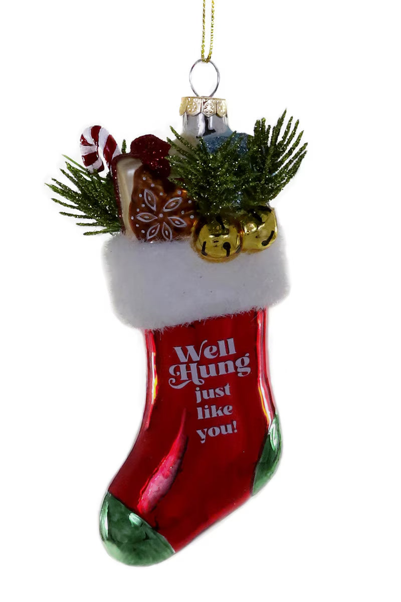 Well Hung Glass Ornament by Cody Foster