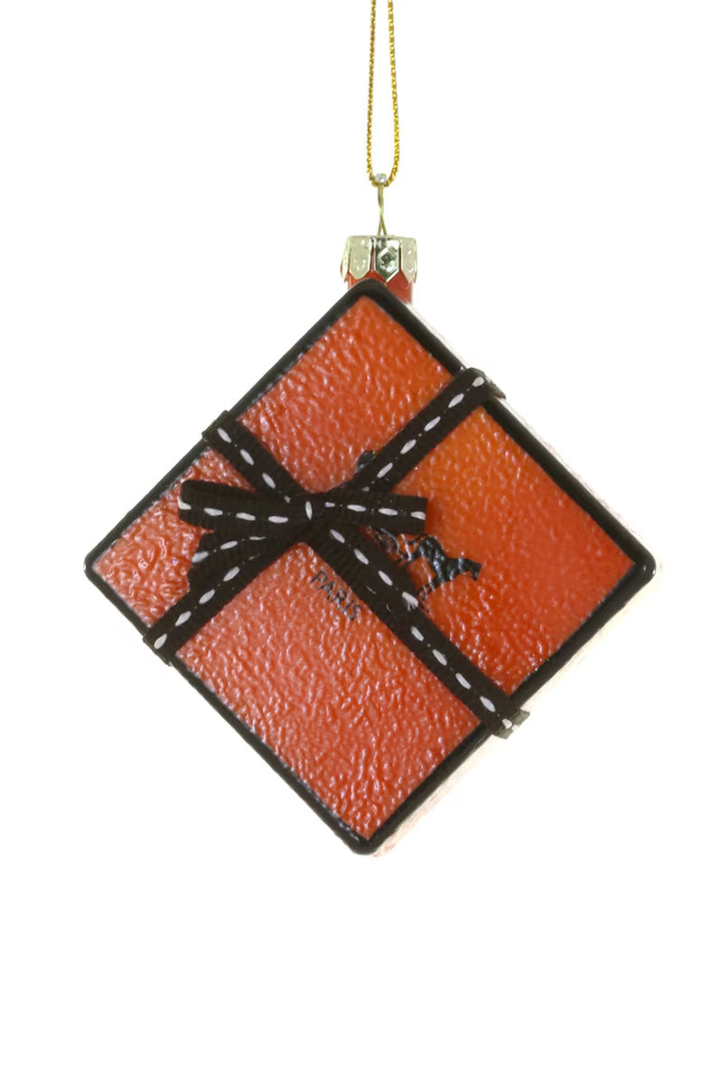 The Orange Box Glass Ornament by Cody Foster