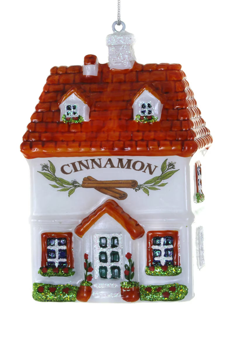 Cinnamon Spice Jar Glass Ornament by Cody Foster