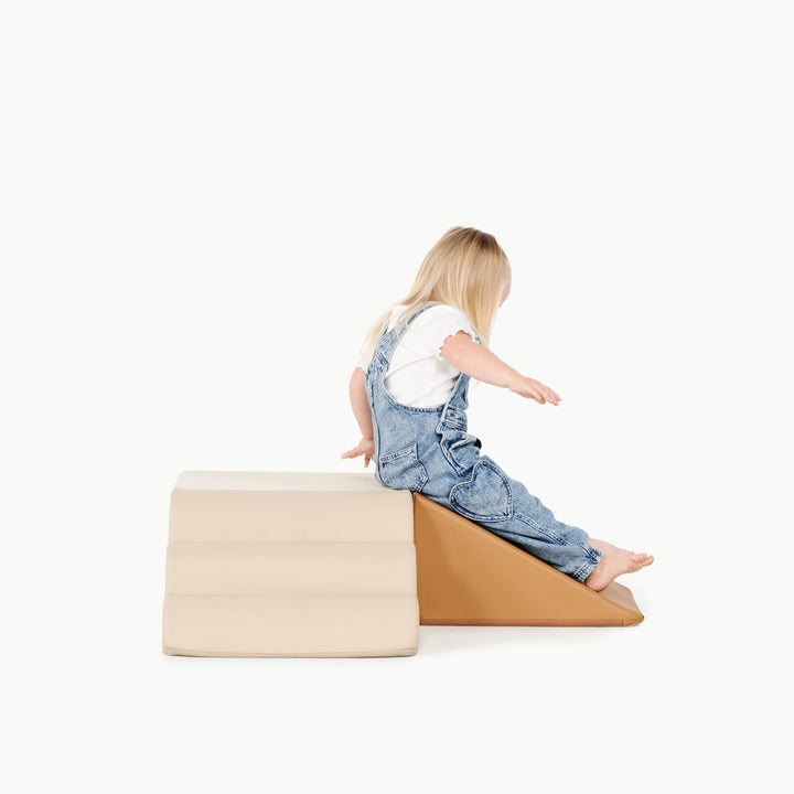 Gathre foam climber in a modern neutral playroom.