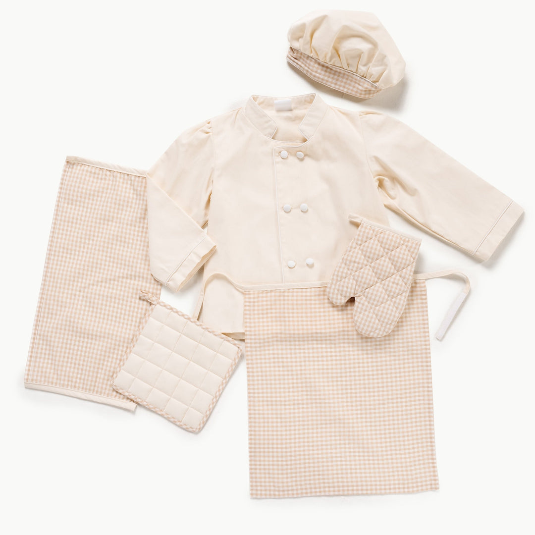 Wholesale Play Chef Dress-Up Set Gathre Ivory Wholesale Play Chef Dress-Up Set Bonjour Fete - Party Supplies