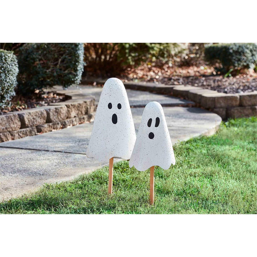 GHOST YARD STAKE SET Mud Pie Bonjour Fete - Party Supplies