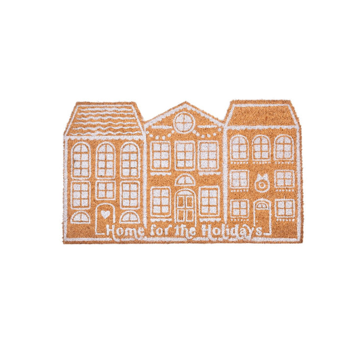 GINGERBREAD HOUSE DOORMAT Ganz Bonjour Fete - Party Supplies