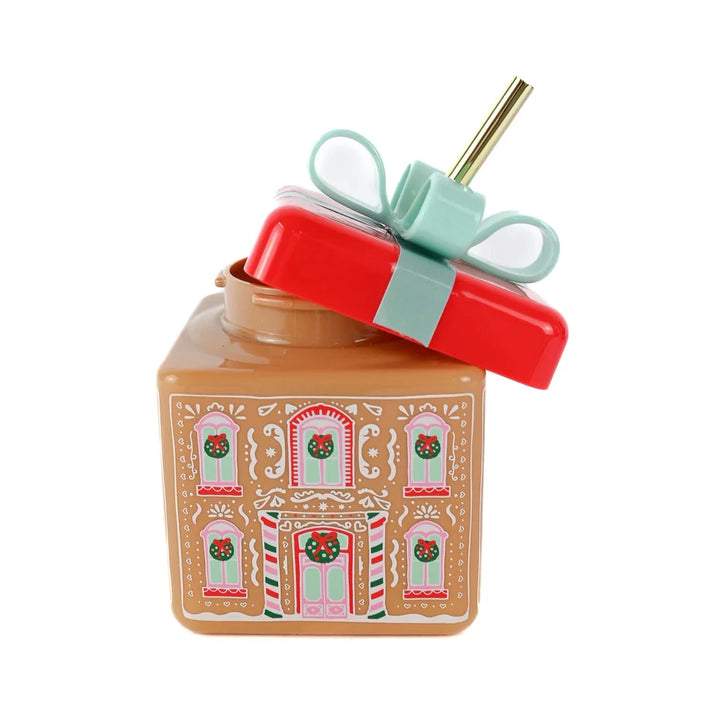 GINGERBREAD HOUSE SIPPER Packed Party 0 Faire Bonjour Fete - Party Supplies