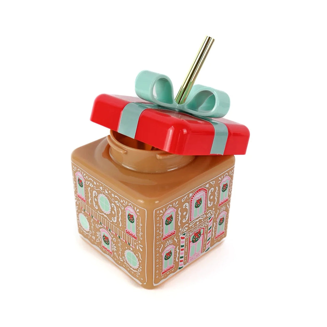 GINGERBREAD HOUSE SIPPER Packed Party 0 Faire Bonjour Fete - Party Supplies