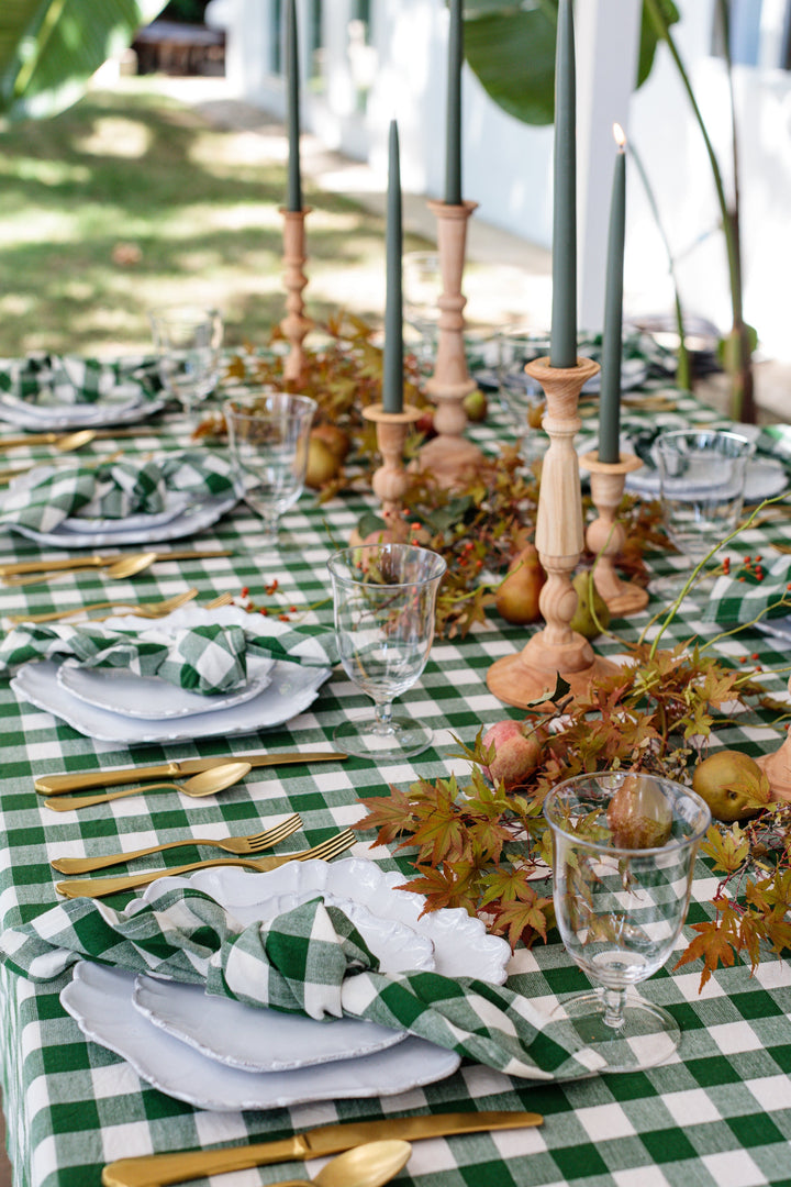 GINGHAM - Hunter Napkins Heather Taylor Home simple GINGHAM - Hunter Napkins Bonjour Fete - Party Supplies