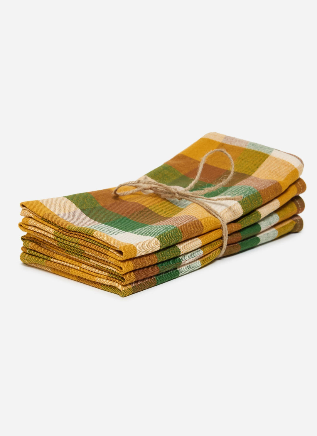 GINGHAM - Oak Napkins Heather Taylor Home simple GINGHAM - Oak Napkins Bonjour Fete - Party Supplies