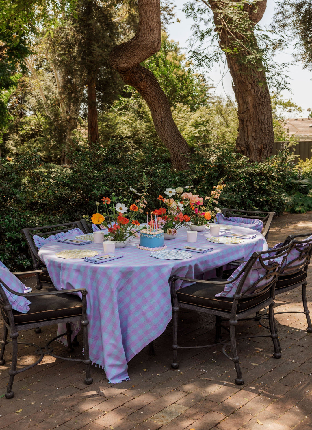 GINGHAM - Taffy Petite Pillow Heather Taylor Home simple GINGHAM - Taffy Petite Pillow Bonjour Fete - Party Supplies