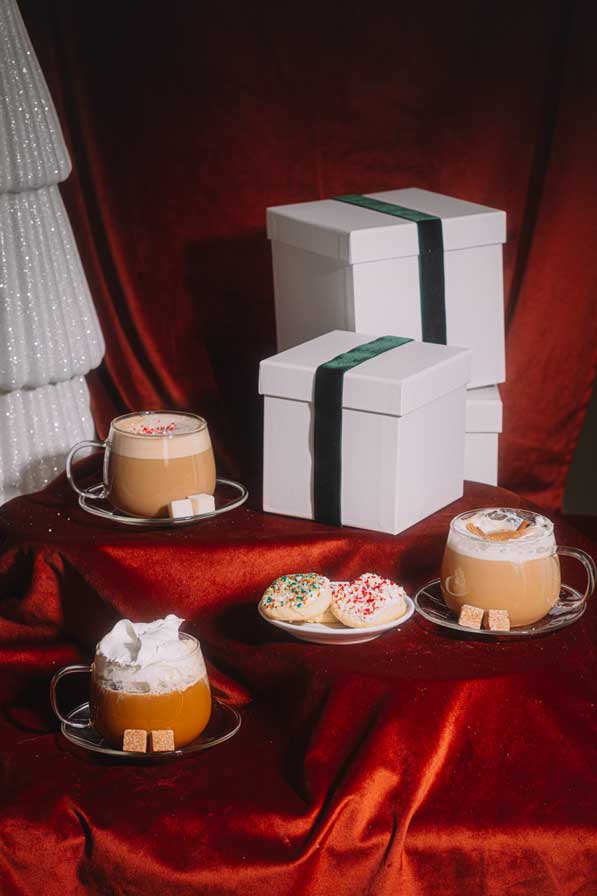 Christmas cafe mixer cube gift boxes for the holidays