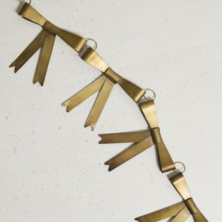 GOLD BOW METAL GARLAND Accent Decor GOLD BOW METAL GARLAND Bonjour Fete - Party Supplies