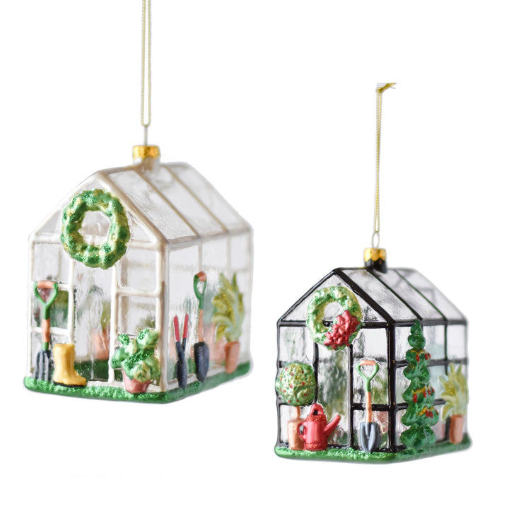 GREENHOUSE ORNAMENT Ganz Bonjour Fete - Party Supplies