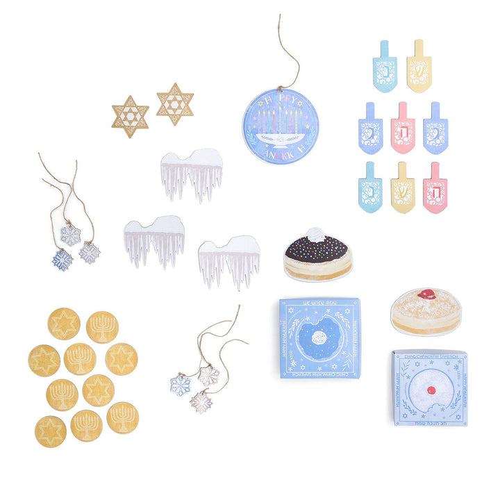 Make It Festive - Hanukkah Decor Kit Make It Cute, LLC Decor Kits Make It Festive - Hanukkah Decor Kit Bonjour Fete - Party Supplies