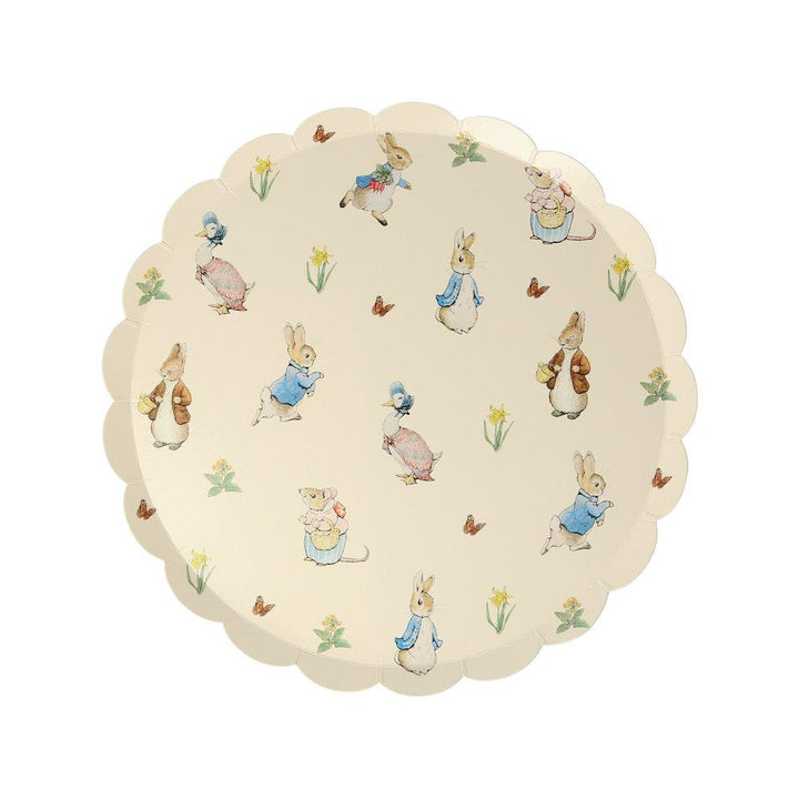 PETER RABBIT AND FRIENDS PLATES Meri Meri Plates PETER RABBIT AND FRIENDS PLATES Bonjour Fete - Party Supplies