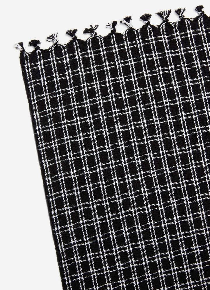 HARRISON PLAID - Black Tablecloth Heather Taylor Home HARRISON PLAID - Black Tablecloth Bonjour Fete - Party Supplies