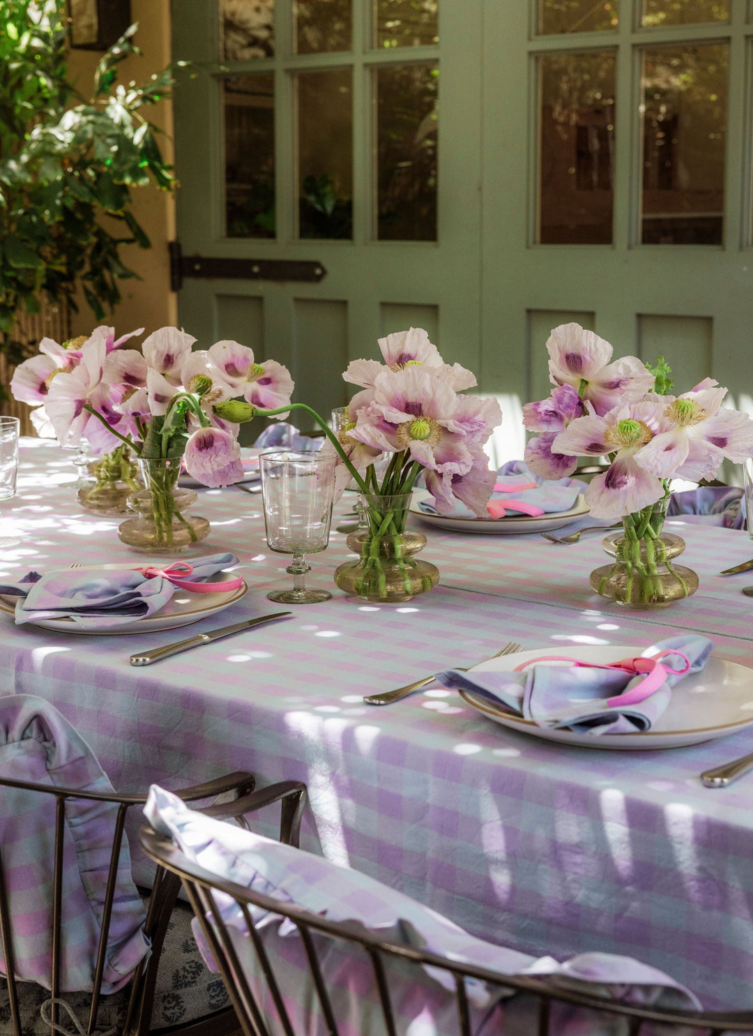 GINGHAM - Taffy Tablecloth Heather Taylor Home variable GINGHAM - Taffy Tablecloth Bonjour Fete - Party Supplies