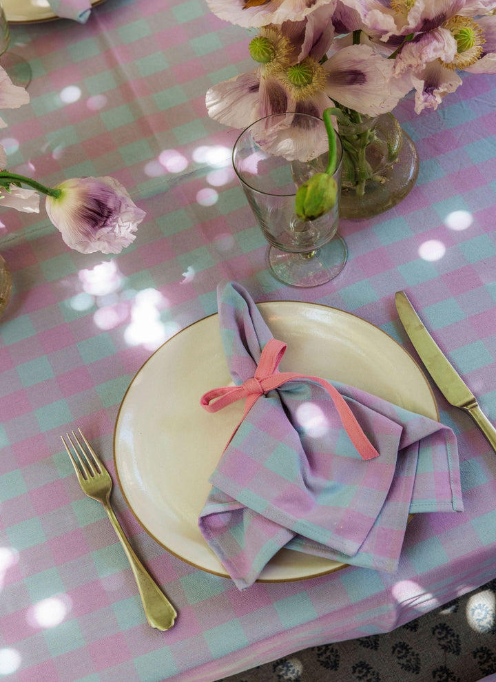 GINGHAM - Taffy Napkins Heather Taylor Home simple GINGHAM - Taffy Napkins Bonjour Fete - Party Supplies