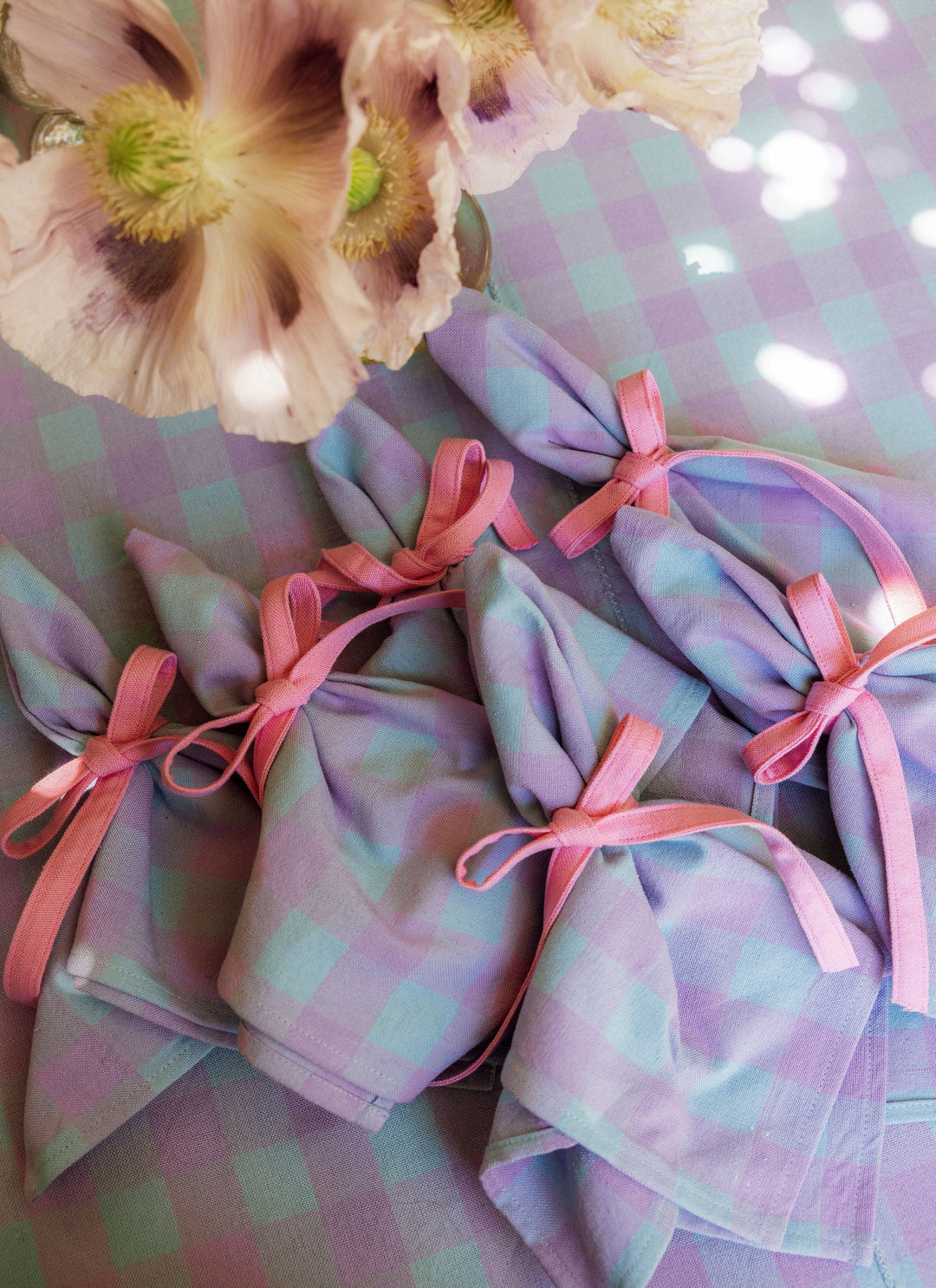 GINGHAM - Taffy Napkins Heather Taylor Home simple GINGHAM - Taffy Napkins Bonjour Fete - Party Supplies