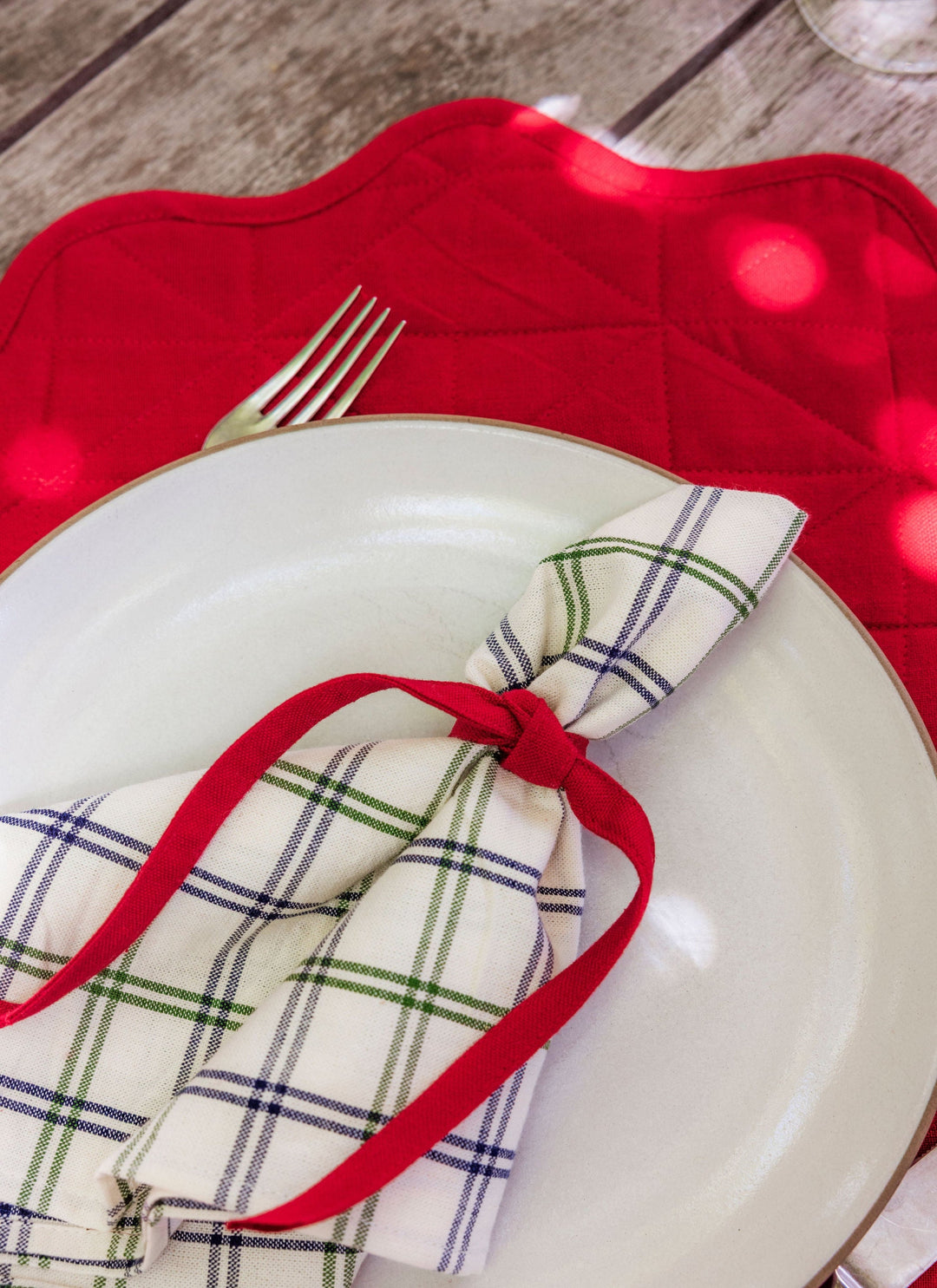 Mayfair Plaid Hunter Napkins
