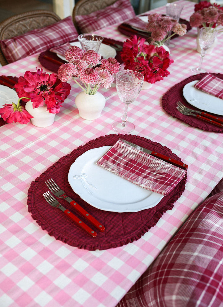 ROSEHILL PLAID - Napkins Heather Taylor Home Napkins ROSEHILL PLAID - Napkins Bonjour Fete - Party Supplies