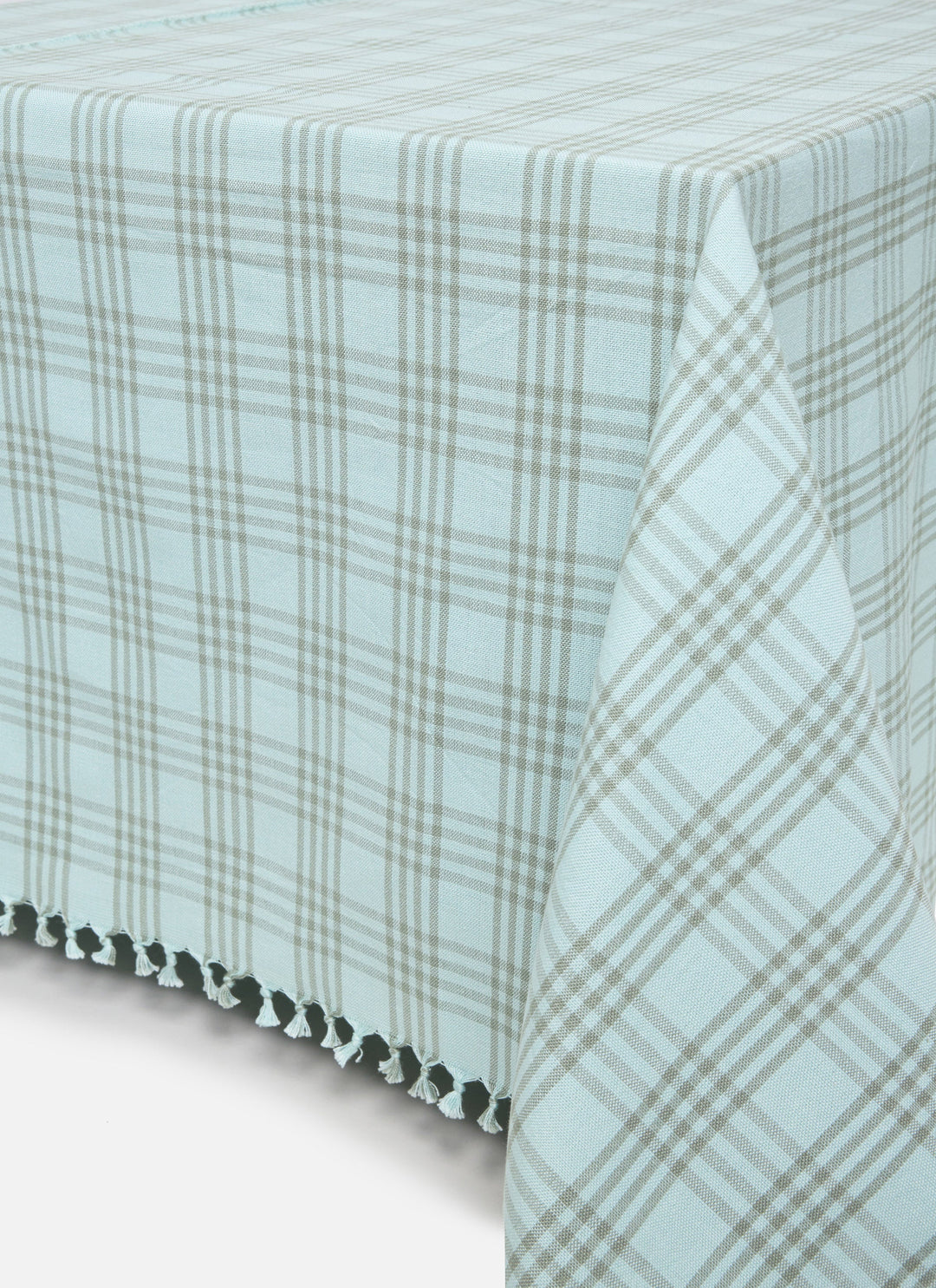 Montauk Dew Plaid Tablecloth