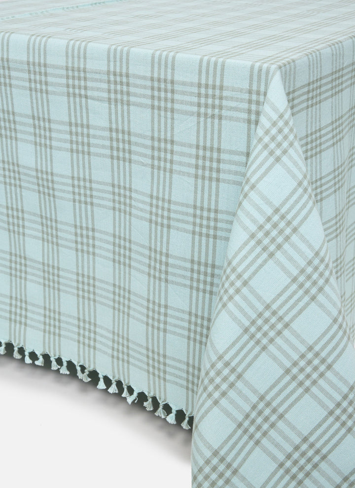 Montauk Dew Plaid Tablecloth