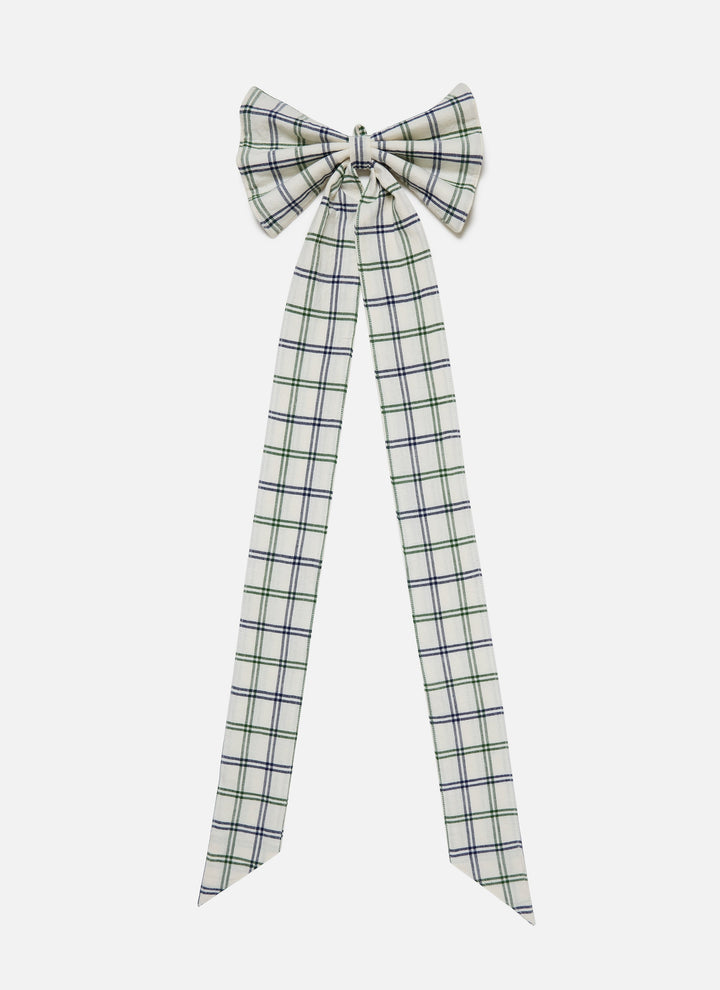 MAYFAIR PLAID - Hunter Fabric Bow Heather Taylor Home simple MAYFAIR PLAID - Hunter Fabric Bow Bonjour Fete - Party Supplies