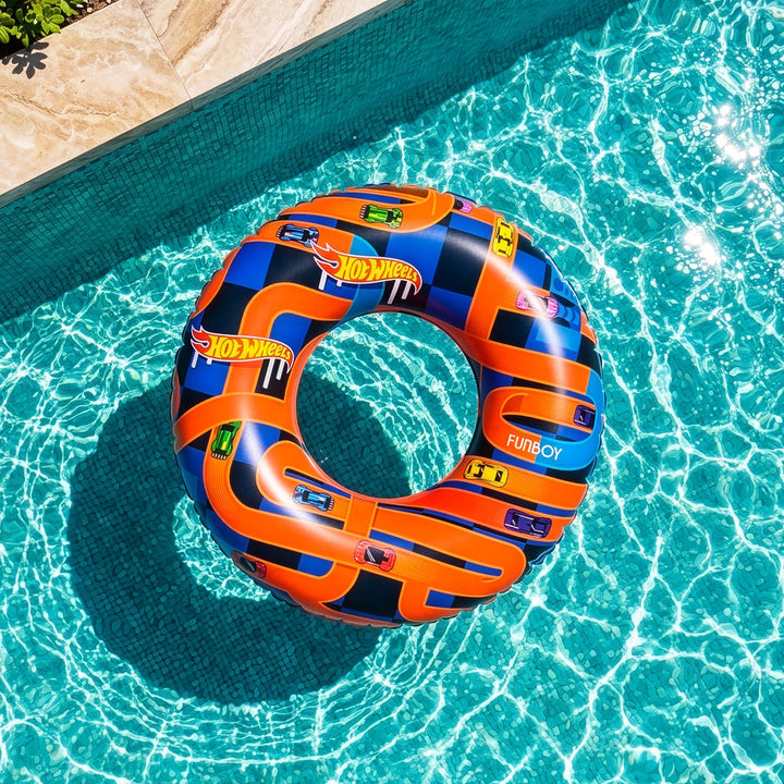 Hot Wheels Racetrack Kids Pool Tube Float