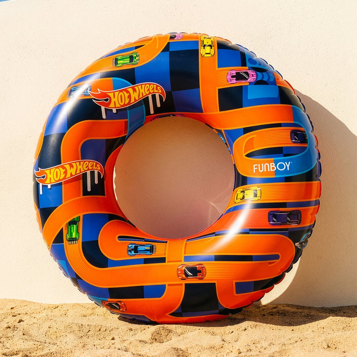 Hot Wheels Racetrack Kids Pool Tube Float