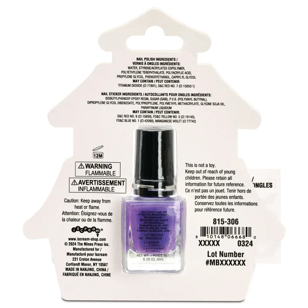 Halloween Nail Polish and Ring Set