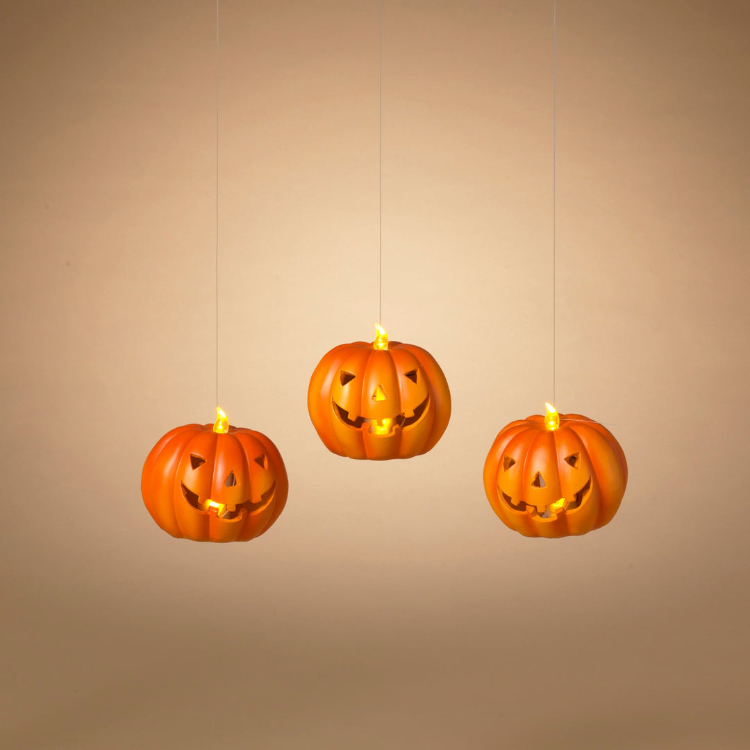 HANGING PUMPKIN DECORATION SET The Gerson Companies Bonjour Fete - Party Supplies