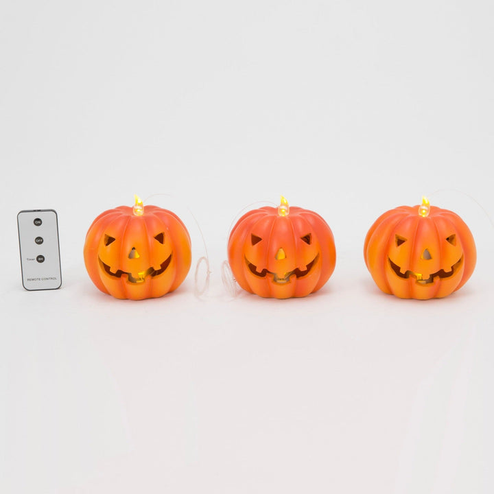 HANGING PUMPKIN DECORATION SET The Gerson Companies Bonjour Fete - Party Supplies