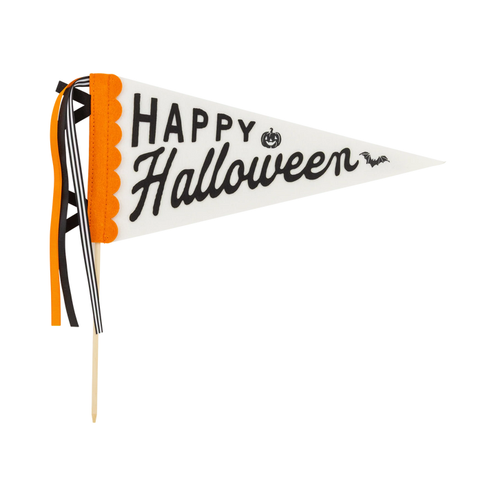 Happy Halloween Felt Pennant Flag