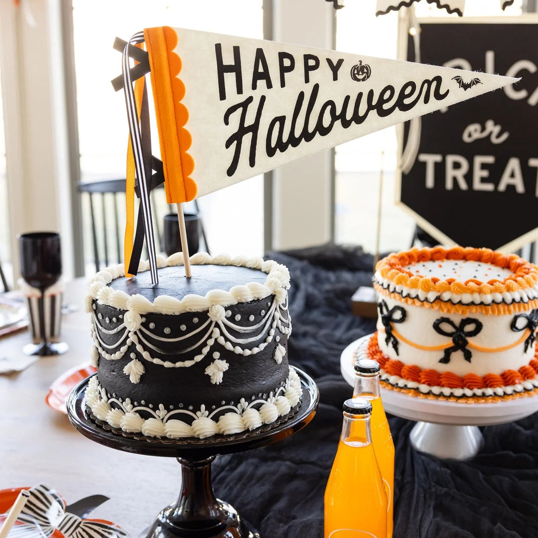 Happy Halloween Felt Pennant Flag