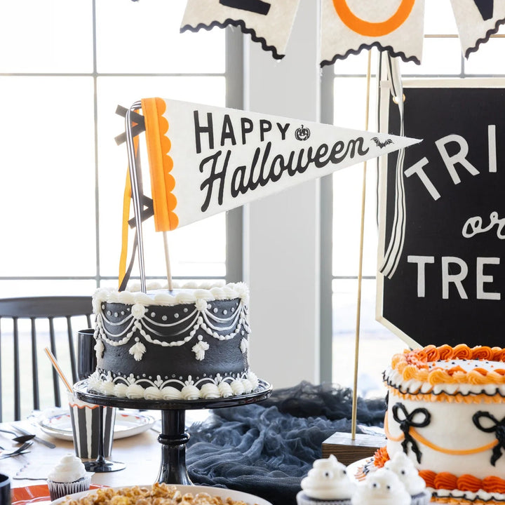 Happy Halloween Felt Pennant Flag