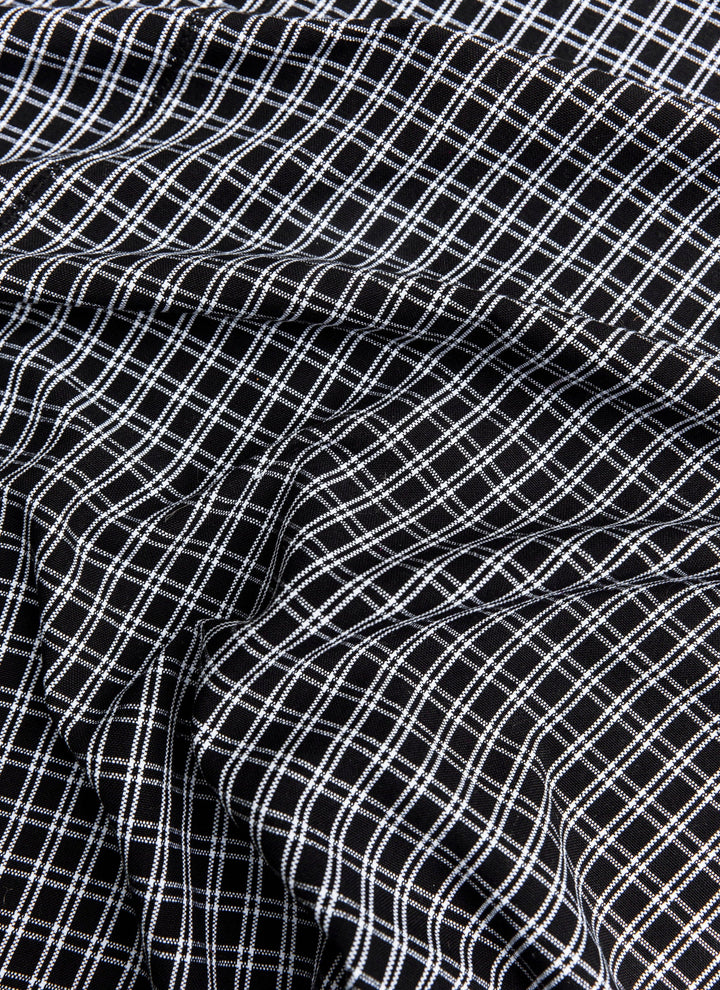 HARRISON PLAID - Black Tablecloth Heather Taylor Home HARRISON PLAID - Black Tablecloth Bonjour Fete - Party Supplies