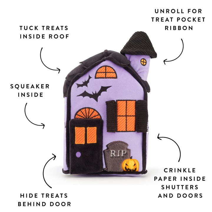 Haunted House Interactive Snuffle Dog Toy