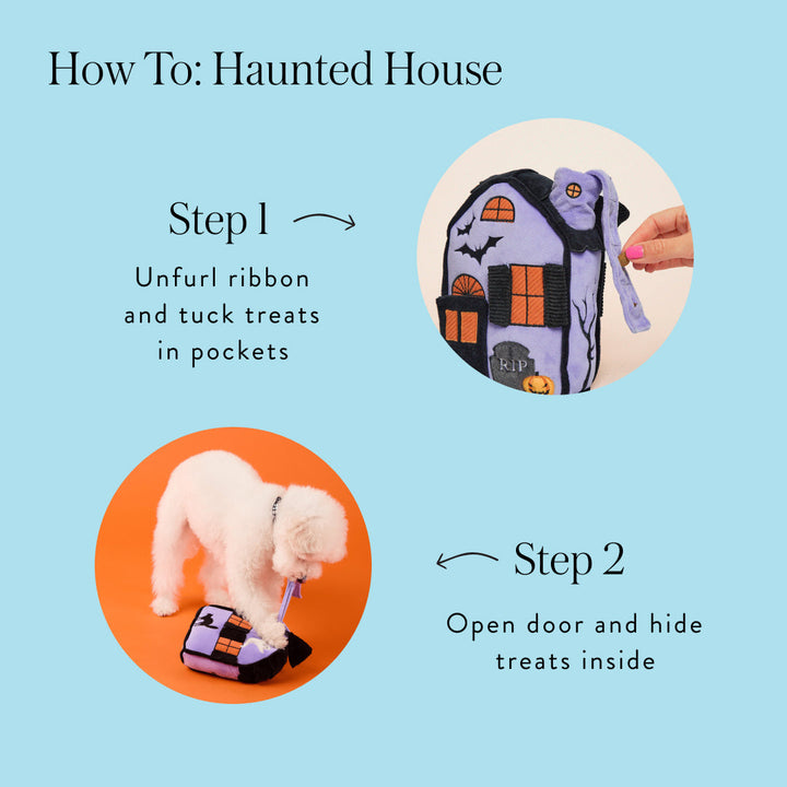 Haunted House Interactive Snuffle Dog Toy