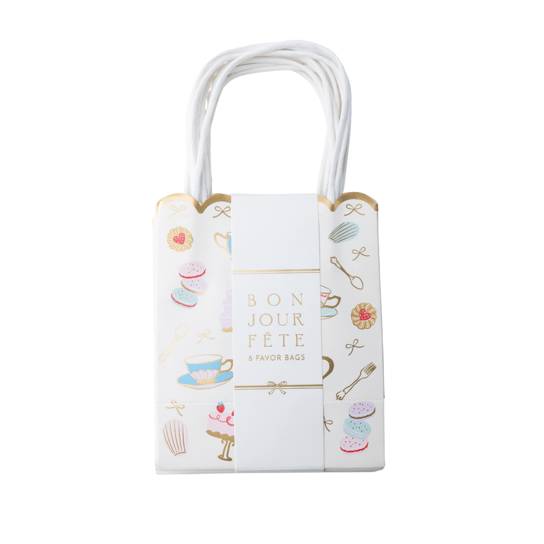 Tea Party Pastel Icon Favor Bag