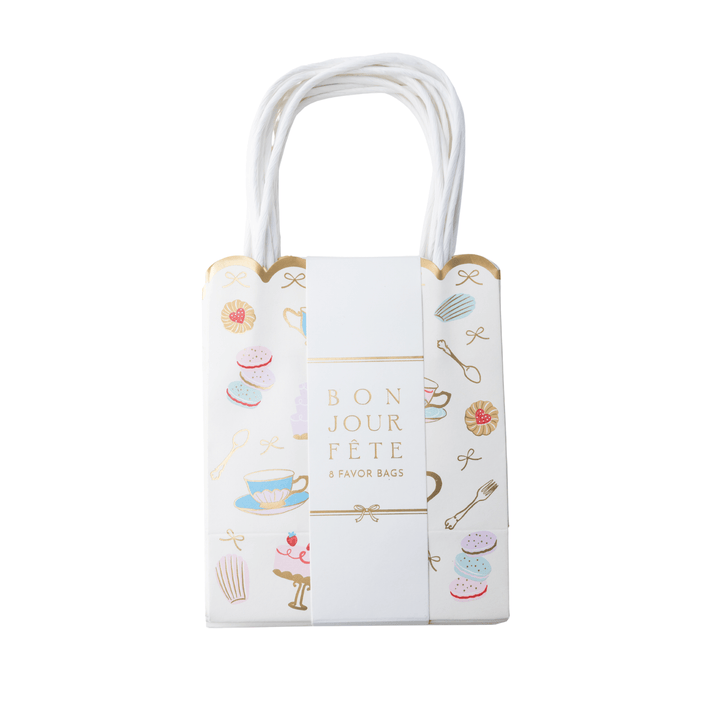 Tea Party Pastel Icon Favor Bag
